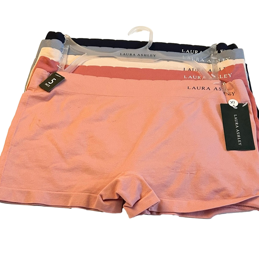 Laura Ashley 5 Pack Boy-shorts Size 1X NWT